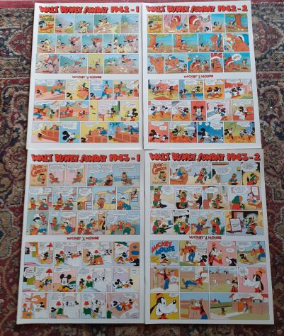 Walt Disney Sunday pages - Comic art collana Gertie daily 26 albi 1932 - 1944 - Foto 6