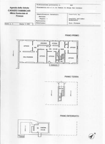 BORGO S LORENZO UFFICIO MQ 220 CANTINA P AUTO