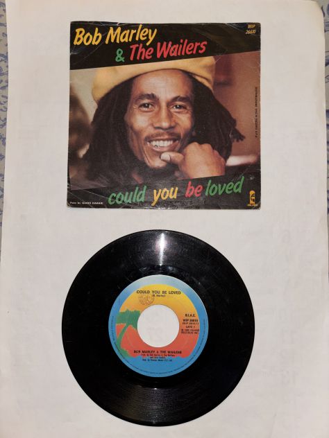 VINILE OTTIME CONDIZIONI RARO 45 GIRI:BOB MARLEY”COULD YOU BE LOVED”1’STAM - Foto 4