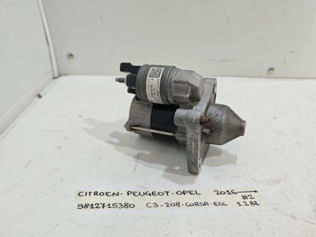 MOTORINO D' AVVIAMENTO PEUGEOT 208 Serie 9812715380 Benzina 1.2 (19)