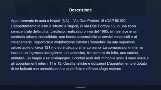 Immobile in asta di 121 m² con più di 5 locali in vendita a Napoli - Foto 14