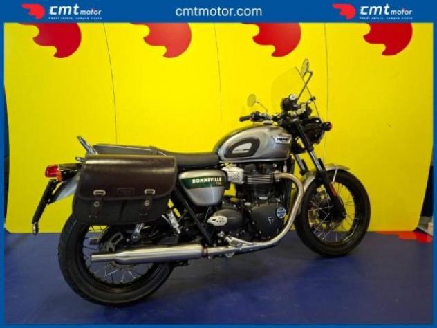 TRIUMPH Bonneville T100 Finanziabile - GRIGIO VERDE - 12250 rif. 24148116 - Foto 3