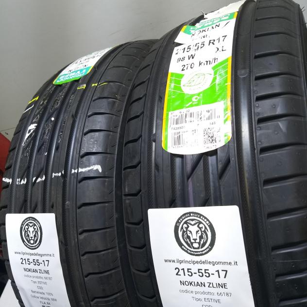 2 GOMME 215 55 17 NOKIAN A66187 - Foto 3