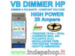 Dimmer a pulsante per led - Alta potenza 20 Ampere - Made in Italy