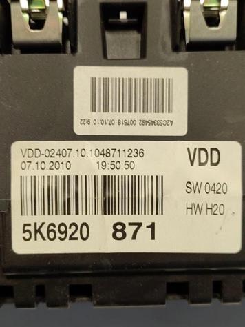 QUADRO STRUMENTI VOLKSWAGEN Golf 6 Berlina 5K6920871 GTI CCZB (0812) - Foto 3