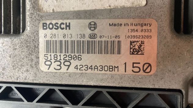 Centralina motore Alfa Romeo 159 1.9JTD del 2009 (0281013138) - Foto 3