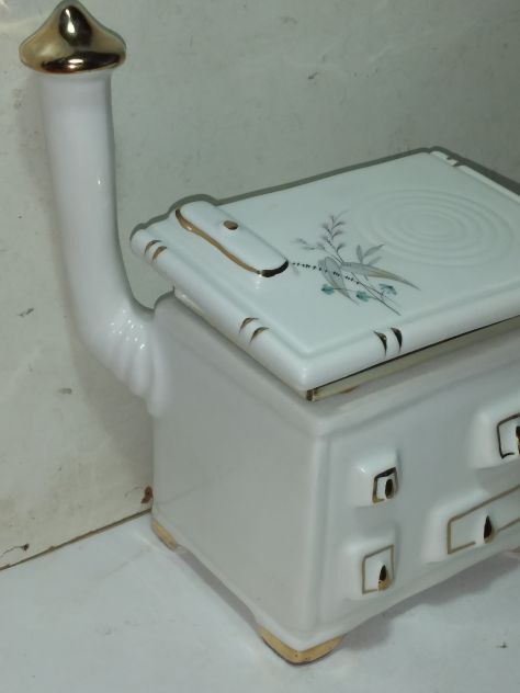 COFANETTO IN CERAMICA ARTISTICA RF FILETTATAORO ZECCHINO VINTAGE - Foto 2
