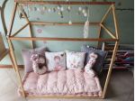 CASETTA IN LEGNO SMONTABILE E DI MARCA - CON ACCESSORI  E LUCI