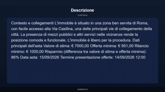Immobile in asta di 12 m² in vendita a Roma - Foto 10