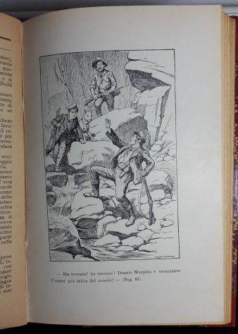 Il Capitano e la Sentinella = Il Fiume sotterraneo =, Edward S. Ellis, 1910. - Foto 4