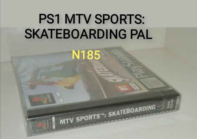 PS1 MTV SPORTS SKATEBOARDING PAL RARO SIGILLATO - Foto 3