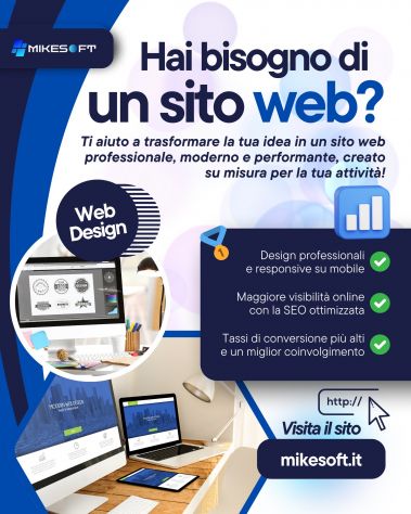 Siti Web Professionali, Grafica e App - Mikesoft - Foto 2