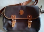 Borsa Trussardi a tracolla con finiture in cuoio