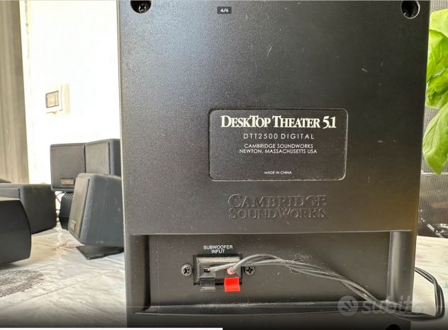 Speaker Soundblaster Desktop Theater 5.1 DTT 2500 Digital - Foto 4