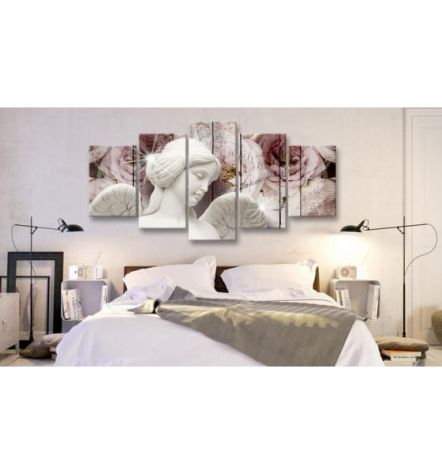 Quadro Angelo Bianco Cm. 100x50 E 200x100 - ARREDALACASA - Foto 2