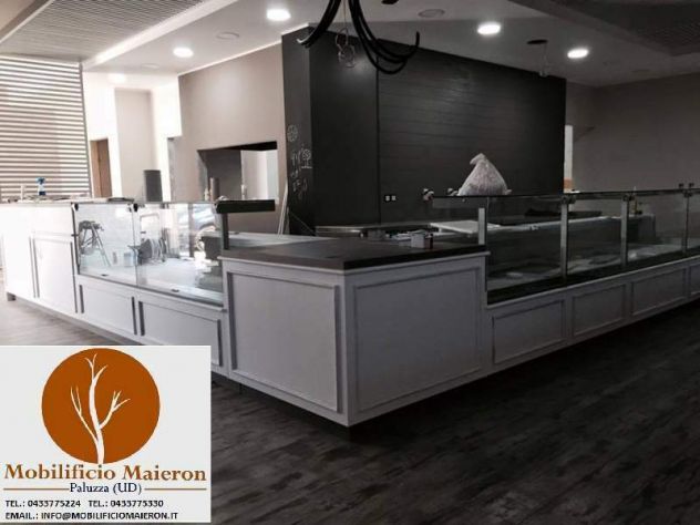 Banconi per Arredamento Bar Pub Pizzeria Legno Stile Shabby Chic