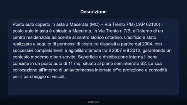 Immobile in asta di 11 m² in vendita a Macerata - Foto 3