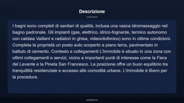 Immobile in asta di 98 m² in vendita a Bari - Foto 13