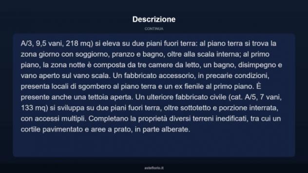 Immobile in asta di 1098 m² con più di 5 locali in vendita a Vallo Torinese - Foto 8