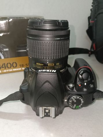 Nikon D3400 con obiettivo 18-55 VR stabilizzato e Tamron 70-300 - Foto 4