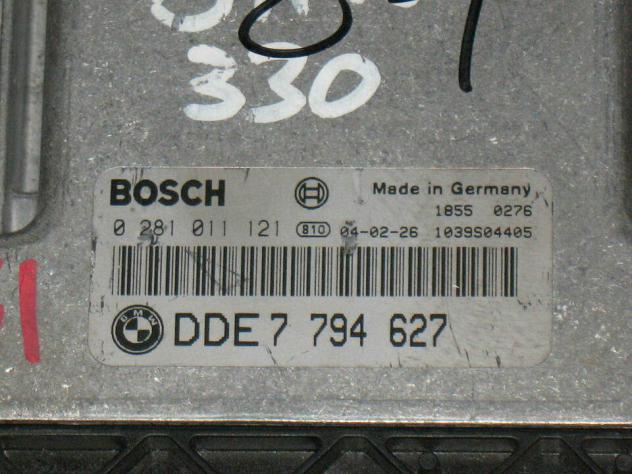0281011121 ECU BMW X3 E46 3.0 0281011121 EDC16C1 DDE7 794 627 DDE7794627 - Foto 2
