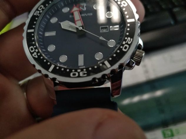 Orologio Sportivo Impermeabile Uomo Silicone Quarz - Foto 5