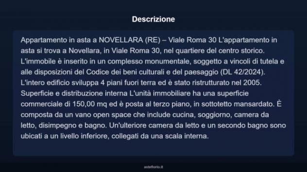 Immobile in asta di 150 m² con più di 5 locali in vendita a Novellara - Foto 3