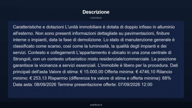 Immobile in asta di 70 m² in vendita a Strongoli - Foto 7