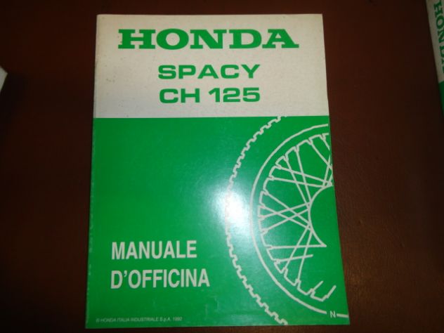 CH125 SPACY manuale officina manutenzione honda