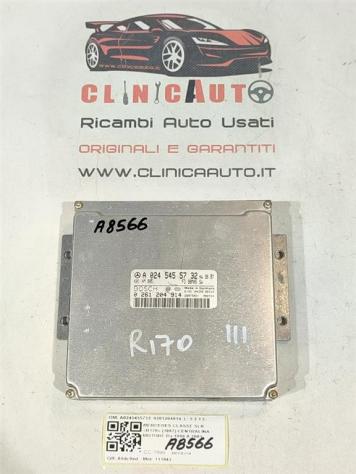 CENTRALINA MOTORE MERCEDES SLK Serie (W170) A0245455732 0261204914 111943 benzina 1999 (9604)