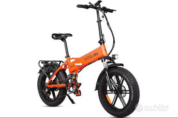 FAT BIKE PIEGHEVOLE V3 2.0 VITILAN 750w 48v NEW - Foto 2