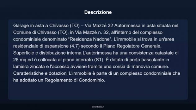 Immobile in asta di 28 m² in vendita a Chivasso - Foto 4