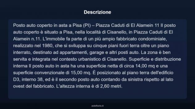 Immobile in asta di 14 m² in vendita a Pisa - Foto 10