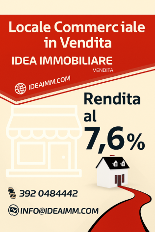 Formia centro negozio a reddito al 7.6%