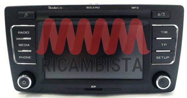 1Z0035156M Skoda Yeti autoradio Bolero