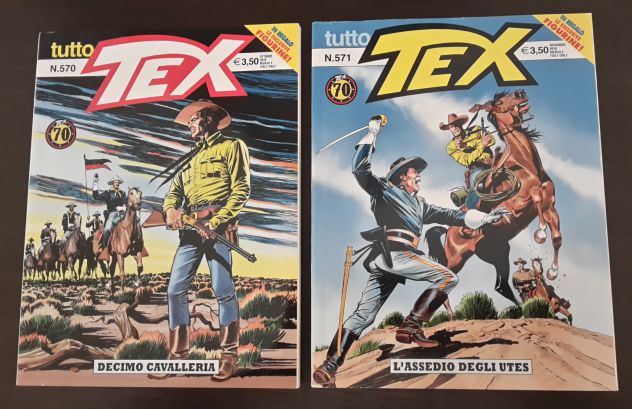 Tutto TEX N. 570 e 571, BONELLI EDITORE, 2018 "NUOVI DI EDICOLA". - Foto 2