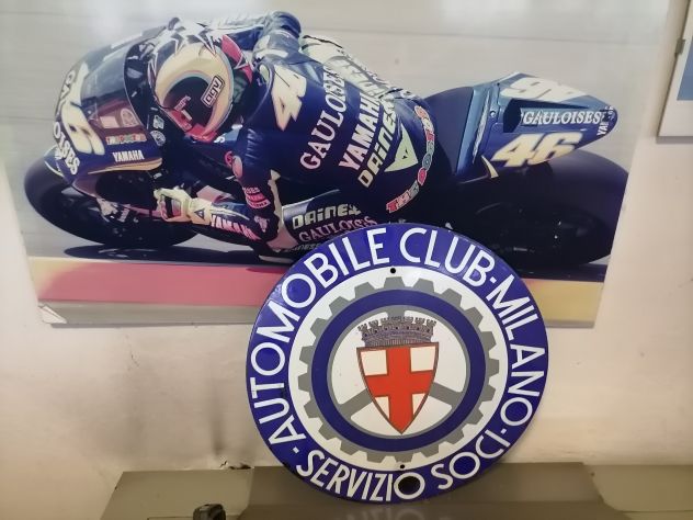 INSEGNA ORIGINALE AUTOMOBILE CLUB MILANO - Foto 4