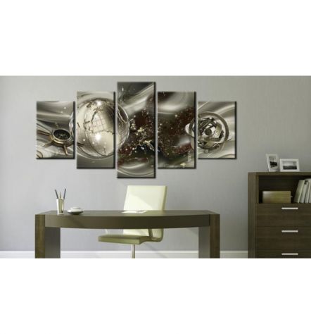 Quadro Con La Bussola Cm.100x50 E 200x100 - ARREDALACASA - Foto 2