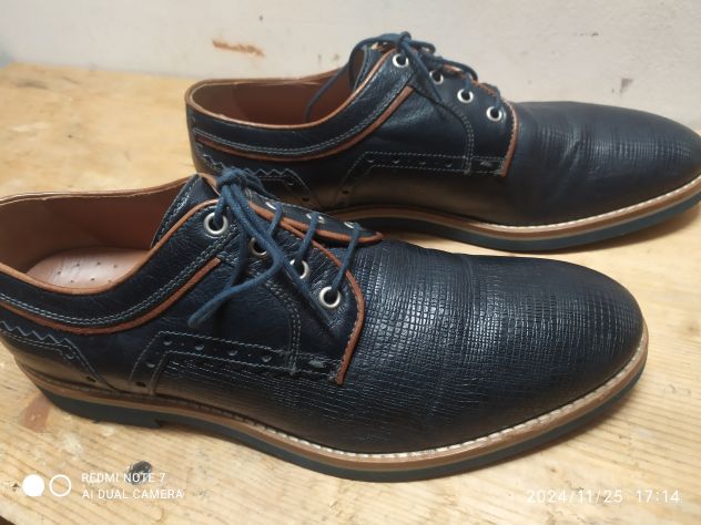 Scarpe uomo taglia 44 eleganti poco usate adatte anche per cerimonia - Foto 6