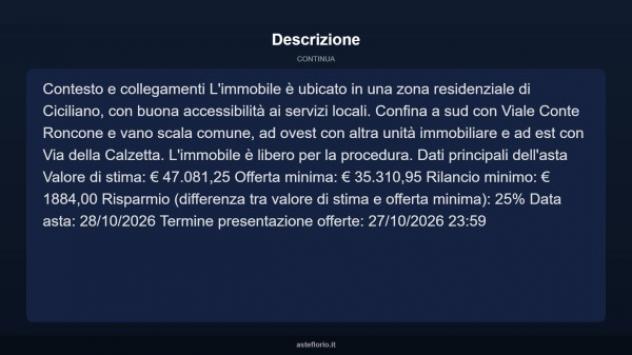 Immobile in asta di 90 m² in vendita a Ciciliano - Foto 17