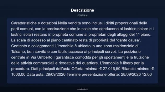 Immobile in asta di 70 m² in vendita a Taranto - Foto 4