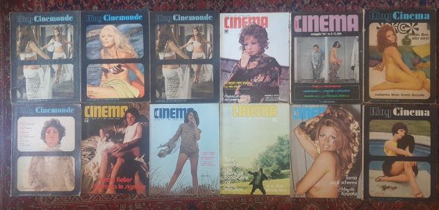 Lotto 12 riviste vintage cinema M.Vitti V.Lisi M.G.Buccella S.Koscina Konopka