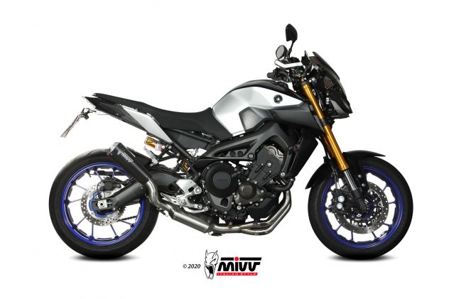 Terminale di scarico per Yamaha Mt 09 Mivv X-M1 Oval Suono Akrapovic titanio