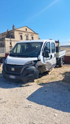 FIAT DUCATO 7 POSTI CON GRU SINISTRATO 2300 rif. 24079193 - Foto 4