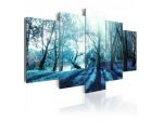 Quadro Foresta Magica - Blu - 100x50 E 200x100 - ARREDALACASA