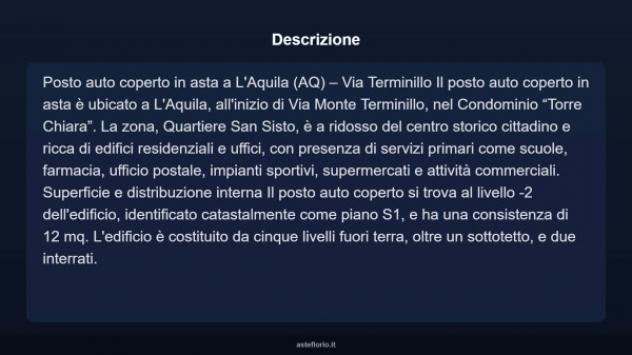 Immobile in asta di 12 m² in vendita a L'Aquila - Foto 7