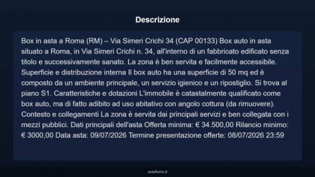 Immobile in asta di 50 m² in vendita a Roma - Foto 10