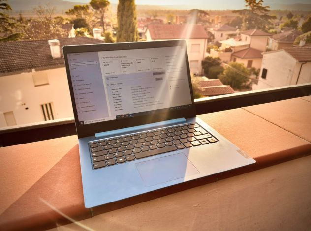 Notebook LENOVO Azzurro - Intel Celeron N4020 - Foto 2