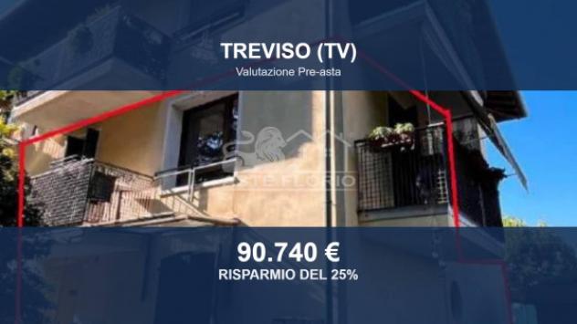 Immobile in asta di 128 m², box auto in vendita a Treviso