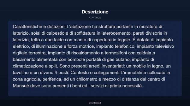Immobile in asta di 286 m² con più di 5 locali in vendita a Mansuè - Foto 13